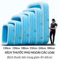 Bể bơi hồ bơi cho trẻ em bé (175x125xCao55cm) be boi ho boi phao boi cho tre em be. 