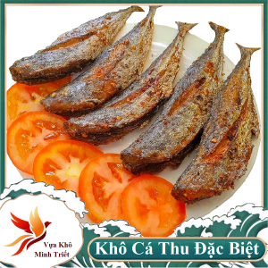Khô Cá Thu Con To Vừa Loại 1 với phần thịt ngọt thanh béo vừa không ngậy dễ ăn và cách chế biến khá dễ dàng- Vựa Khô Minh Triết