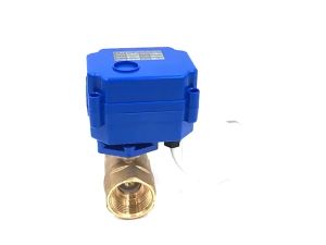 Brass Ball Valve Electric Ball Valve DN15 DN20 DN25 DC5V 12V 24V AC220V Motorized Ball Valve Two Way