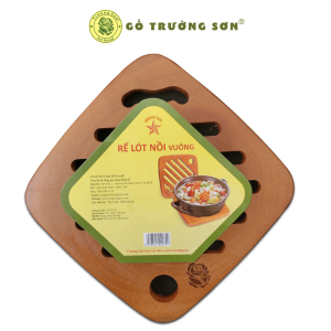 [HCM]RẾ LÓT NỒI HÌNH VUÔNG - MIẾNG GỖ LÓT HÌNH VUÔNG - MIẾNG LÓT CHỊU NHIỆT