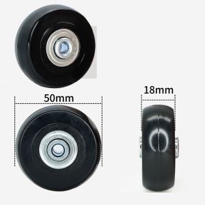 Luggage Suitcase Replacement Wheels Repair OD 50mm Axles Deluxe Luggage Wheel Replacement Luggage Wheels