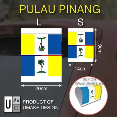 Car Tag Malaysia Flag RM3.9 Car Label tag Malaysia Car Door Decoration Vinyl Sticker RM3.99