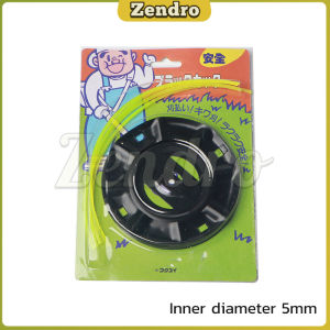 ZEO 120mm Grass Cutter String Trimmer Head with 4 Nylon Lines Mower Accessories
