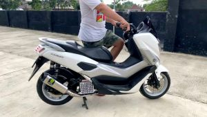 Knalpot ORIGINAL STARBO NMAX PCX VARIO AEROX suara adem ngebas pnp plug n play pemasangannya