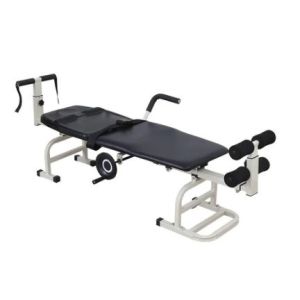 Ready Stock Lumbar Cervical Traction Bed Adjustable 145-190cm Foldable for Herniated Disc Relief
