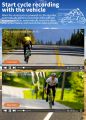 SE60 Motorcycle Recorder 3.0 Inches IPS Screen Front and Rear Lens Makes the IP65 Waterproof Support Playback Video View Pictures. 