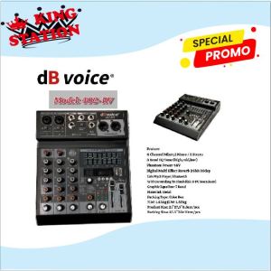 MIXER DBVOICE 402RV 402 RV 4CH DB VOICE GARANSI ORIGINAL