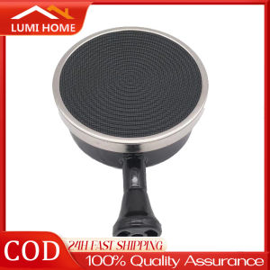 Infrared Burner 135/150mm Single Gun Flat Bottom Furnace Head for Gas Stove Replacement