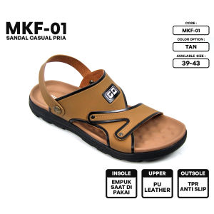 Sandal Pria Selop Kasual Dewasa Working MKF-01 Sandal Pria Keren Kekinian