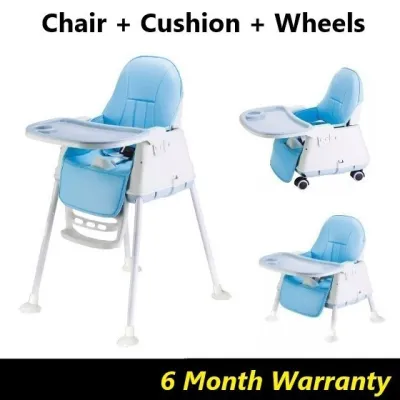 Baby Chair Feeding With Safety Belt 3 in 1 Adjustable High Kerusi Makan Baby kid chair kids chair kerusi makan bayi