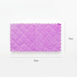 ผ้าเช็คทำความสะอาดในครัวเรือน  คราบน้ำมันเช็คออกได้อน่างง่ายดาย  ทำความสะอาดง่าย♥