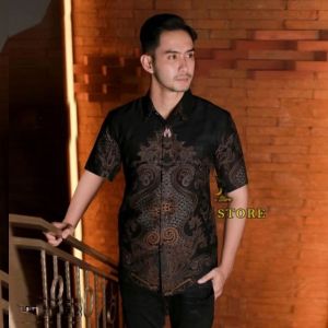 [COD] Baju Batik TerLaris Kemeja Batik Lengan Pendek terbaru Hem Batik Pria Pekalongan