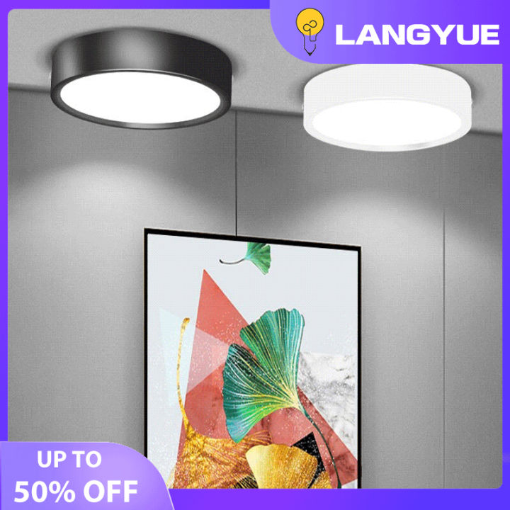 LANGYUE 220V Ultra Thin LED Down Light Ceiling Tricolor 3W 5W 10W