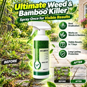 Weed Control Spray Bamboo Inhibitor Spray JC Root Eraser Herbicide Garden Maintenance Targeted Weed Removal Outdoor Lawn Care
