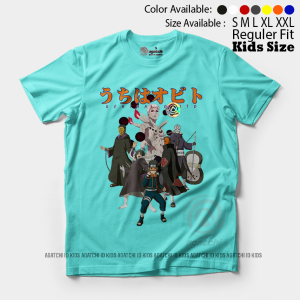 Baju Kaos Atasan Anak Laki - Laki Agatchi Motif Obito Uchiha Naruto Shipuden
