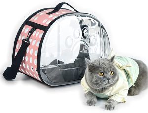 Pet Carrier PackageSpace Capsule Transparent Bags for Cats and PuppiesDesigned for Travel Hiking Walking & Outdoor Use