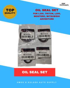 OIL SEAL SET FOR MITSUBISHI L300 / MONTERO / TRITON / L200 / ADVENTURE