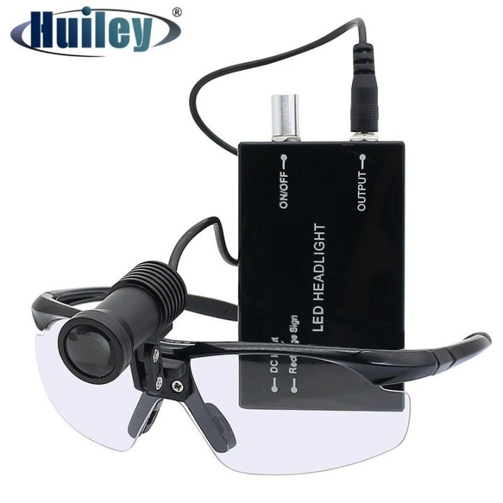 LED Dental Loupe Head Light High Intensity 1500030000 Lux Dental