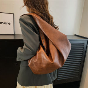 Big Black Shoulder Bags for Women Large Hobo Shopper Bag Solid Color Quality Soft Leather Crossbody Handbag Lady Travel Tote Bag2026