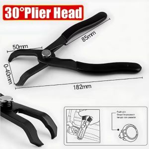 2PCS Car Disassembly Plier 30/80 Degree Push Pin Plier Remover Tool Auto Upholstery Trim Pry Bar Car Interior Repair Disassembly Tools