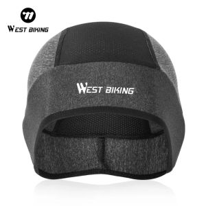 West Biking Ice Silk Hat Cycling Hiking Motorcycle Breathable Sports Caps High Elastic Portable Helmet Liner Summer Anti-UV Hat Headwear