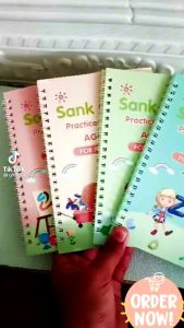 4 in 1 Buku Latihan Anak - 1 Set / Buku Belajar PAUD Pintar Menulis Ajaib / Magic Practice Book