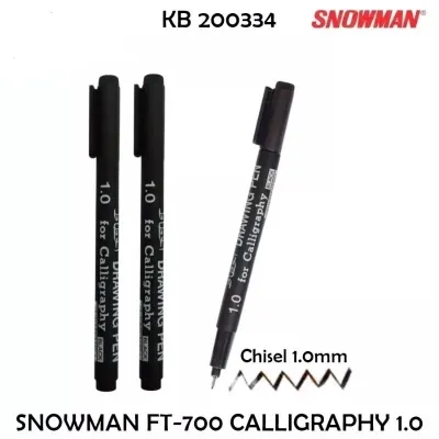 Klik-Beli Pulpen Kaligrafi Snowman 700 Calligraphy Pen 1.0 / 2.0 / 3.0 Spidol Tulis Kaligrafi Drawing Pena Huruf Arab