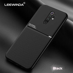 LEEWINDA Dành Cho Xiaomi Redmi Note 8 Pro Note 8T Trường Hợp Điện Thoại Ốp Cho Redmi 8 8A Ốp Lưng Mềm Chống Sốc Siêu Mỏng Vải Chéo Từ Tính Sang Trọng Cho Xe Hơi