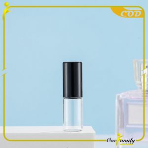 ONE-C1168 Botol Roll On Kaca Bening Mini 3ML 5ML Travel Size / Botol Parfum Bola Roller Refil Parfum