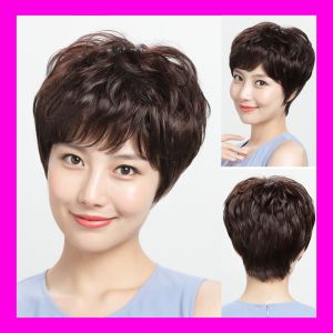 [HOẢ TỐC TẶNG LƯỚI] Tóc giả nữ nguyên đầu trung niên cao cấp