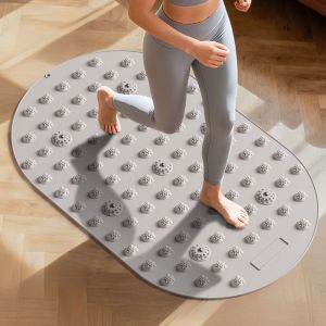 FEELING WELL Foldable Foot Massage Mat Anti Fatigue Soft Silicone Jogging Pad Walking Toe Plate Creative Foot Stepping Pad Foot Reflexology Tool