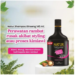 OKE - NATUR HAIR SHAMPO 140ML - NATURAL EXTRACT SHAMPO 140ML NATUR