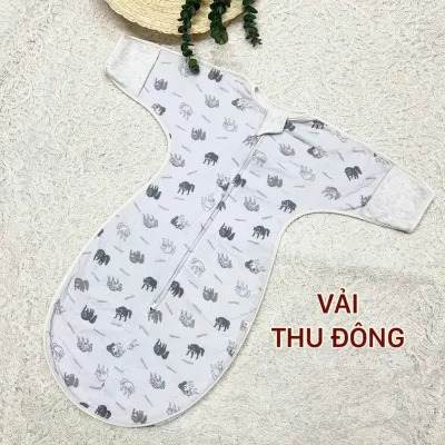 Túi Ngủ Ngôi Sao Cao Cấp Có Che Tay Hãng Noonon Vải HÈ -THU - ĐÔNG giúp bé ngủ ngon
