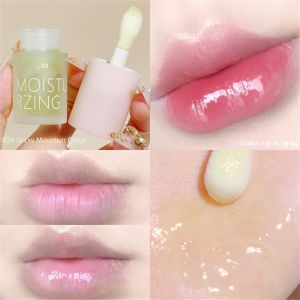 Yicenmy Xixi ชัดเจนและชื้นน้ำมันเจลลี่ริมฝีปากผิวโปร่งใส น้ำหนักเบาและอ้วนน้ำมันวางริมฝีปากสำหรับนักเรียนลิปกลอสลิปแมตติดทนนาน