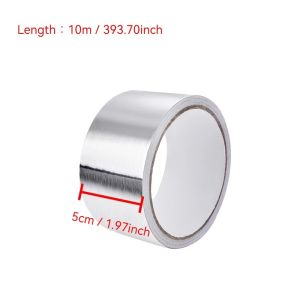 VIVIDI Nhiệt độ cao Băng keo nhôm 30/50mm Tự dính Băng dán bếp Miếng dán chống ẩm bàn bếp
