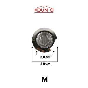 Saringan Wastafel Cuci Piring Stainless Steel Sink Strainer Filter Air Saringan Afur Bak Cuci Gelas