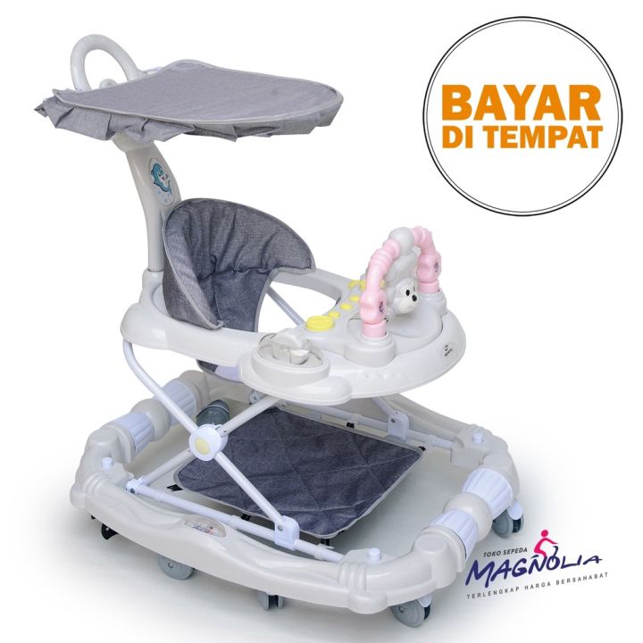 Baby Walker Wolker Spacebaby Roda Dorongan Bayi Belajar Jalan Anak Apolo Kereta Bayi Belajar Jalan.