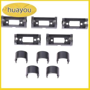 huayou 5 PCS Plug-in CR123A Battery Holder 16340 Battery Box LIR123A Battery Storage Box CR123A Battery Box Cover For PCB DIY