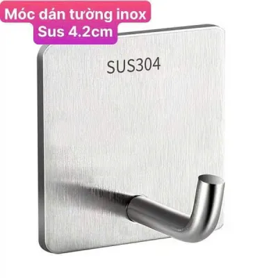 20 Móc dán tường inox sus 304 treo đồ đa năng móc treo đồ chịu lực