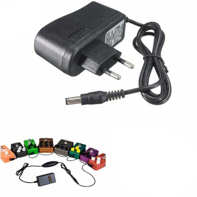 Promo COD Adaptor Pedal Efek Gitar Distorsi 9V 1A 5mm - YErY-0910