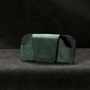 Alcantara Car Glasses Organizers Box Universal Car Sun Visor Storage Box Glasses Clip Creative Auto Sunglasses Box
