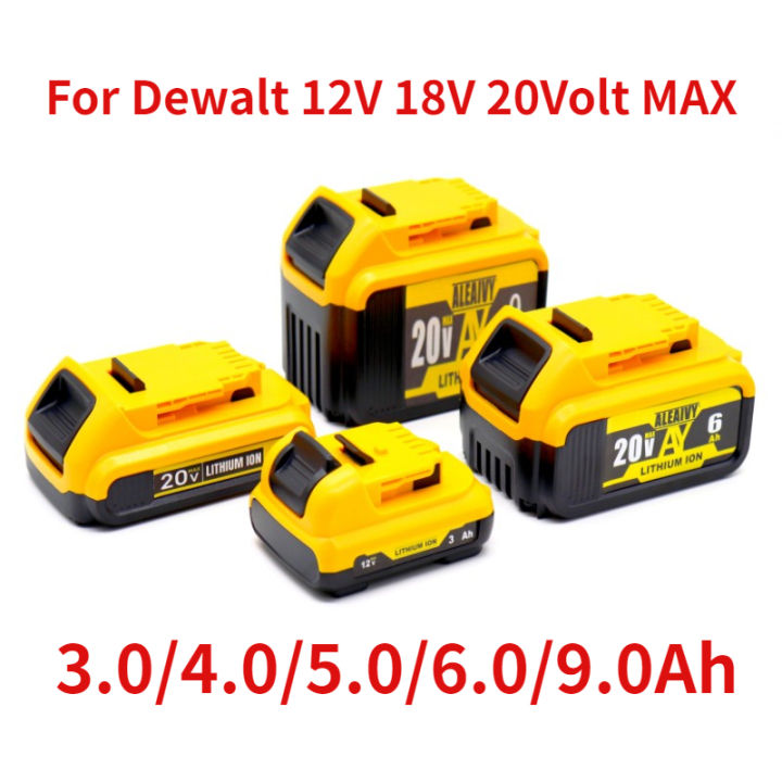 thumbnail image 2 of Unbranded 20V 9.0Ah Lithium-Ion Battery – For DeWalt 20V Max DCB206-2 DCB205-2 – LED Indicator, 5 Year Warranty 2 of 4