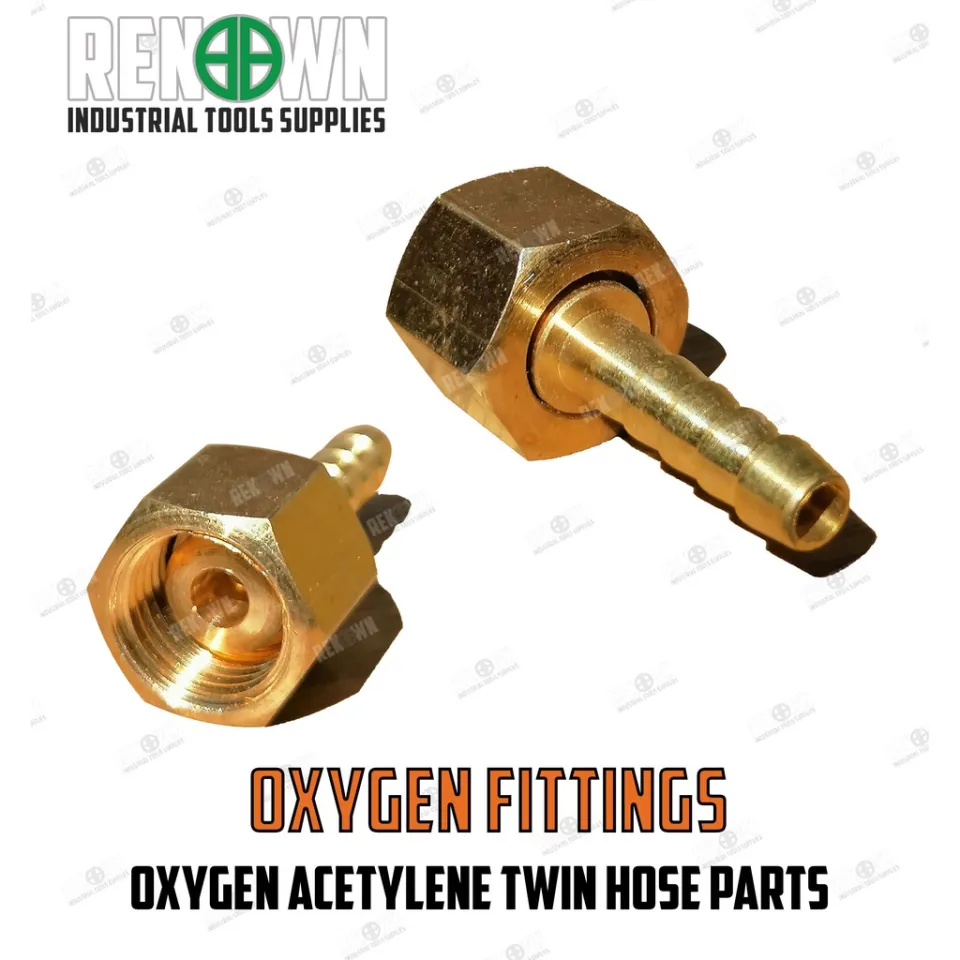 Oxygen hose shop fittings