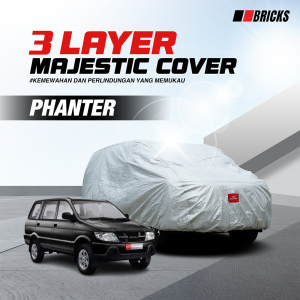 3 Layer Cover Isuzu Panther Sarung Mobil Outdoor Anti UV & Waterproof BRICKS