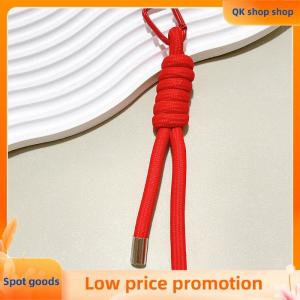 ✨QK shop✨ Nylon Handmade Rope Keychain Y2K Fashion Bag Pendant Jewelry DIY Colorful Pendant Gift