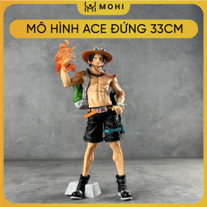 Mô hình OnePIece ACE dáng đứng siêu to và đẹp - Cao 33cm - Nặng 0.4kg - Figure OnePiece - No Box