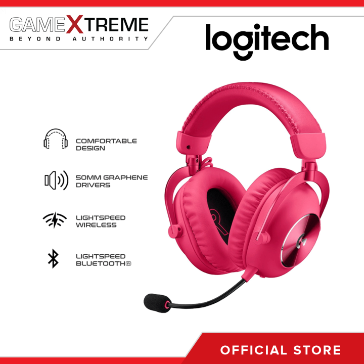 Logitech Pro X Lightspeed Wireless Gaming Headset Magenta Lazada Ph