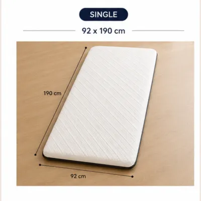 Castello Trifold Duracool Silk Fabric | Single & Queen | Foldable Mattress