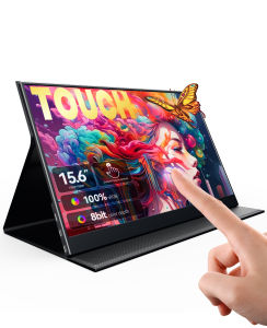 【SG Local Warehouse】ZSCMALL prtable monitor 14”/15.6”/18.5”/21.5” 1080P 120Hz Touch Monitor FHD 10-Point Touchscreen IPS Ultra light & Ultra thin slimbody Eye Care Flicker Free  Low Blue Light  HDMI 【Delivered Whinin 72 Hours】