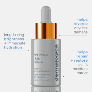 Dermalogica Biolumin-C Night Restore Serum 25ml - restore skin’s radiance hydration + tone glow overnight *Exp: Mar27